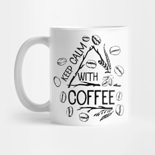 keep calm with coffee Mug